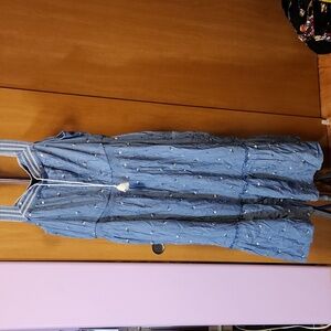 Old Navy 3X blue Sun dress